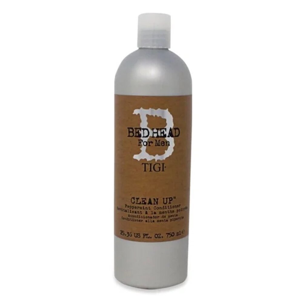 Bed Head for Men by TIGI Clean Up Mens Peppermint Conditioner Normal Hair 750ml
